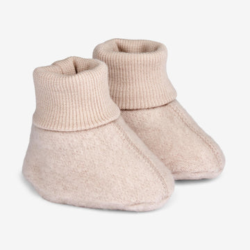 Wheat Wool  Ullfleecetøfler | Baby Acc 1356 pale lilac