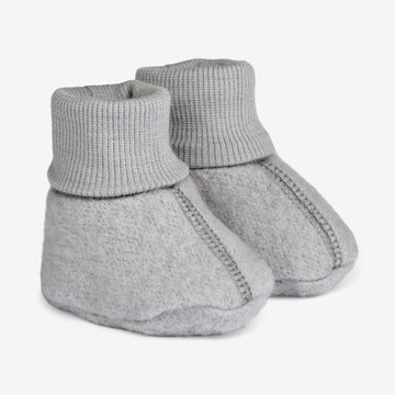 Wheat Wool  Ullfleecetøfler | Baby Acc 1524 winter sky