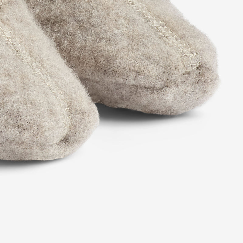 Wheat Wool Ullfleecetøfler Lei Accessory 3204 khaki melange