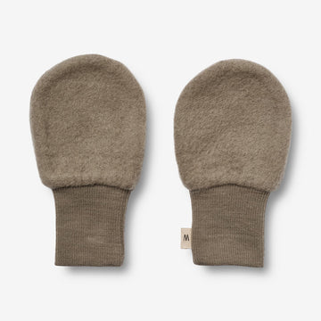 Wheat Wool  Ullfleecevotter | Baby Acc 0099 grey stone