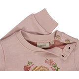 Wheat Main Ullgenser Brodert Pinnsvin Sweatshirts 2487 rose powder