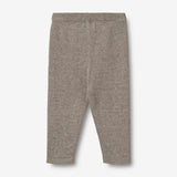 Wheat Main Ullstrikkebukse Neel | Baby Trousers 3229 warm grey melange
