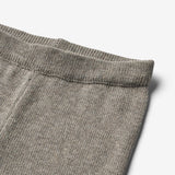 Wheat Main Ullstrikkebukse Neel | Baby Trousers 3229 warm grey melange