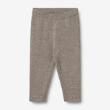 Wheat Main Ullstrikkebukse Neel | Baby Trousers 3229 warm grey melange