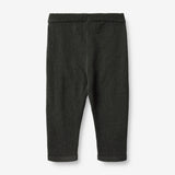 Wheat Ullstrikkebukse Neel | Baby Trousers 0025 black coal