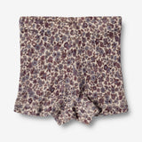 Wheat Wool  Ulltights Avalon Underwear/Bodies 1493 purple flowers