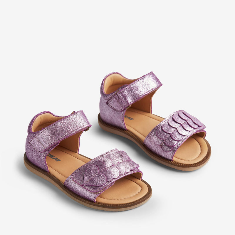 Wheat Footwear  Uma Shine Åpen Sandal Sandals 2356 pink