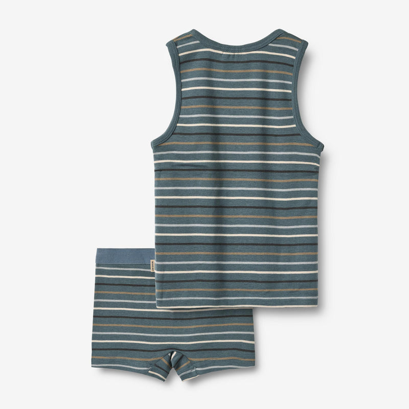 Wheat Main Undertøy for ham Underwear/Bodies 9547 blue multi stripe