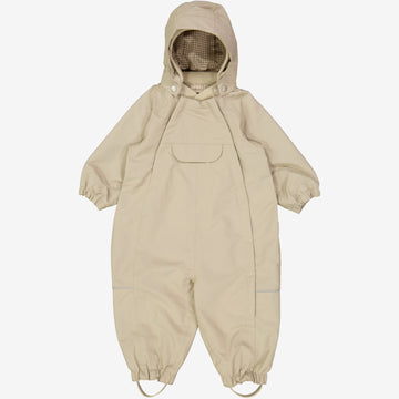 Wheat Outerwear Utedress Olly Tech | Baby Technical suit 0070 gravel