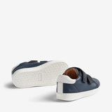 Wheat Footwear  Velo Sneaker m.dobbel borrelås Sneakers 1432 navy