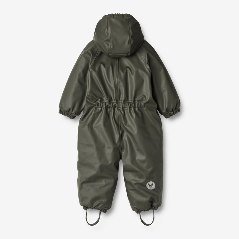 Wheat Outerwear Vinterdress Evig | Baby Snowsuit 0025 black coal