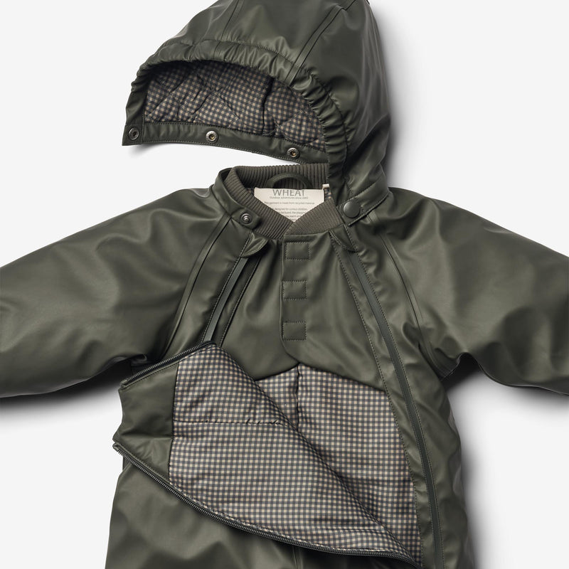 Wheat Outerwear Vinterdress Evig | Baby Snowsuit 0025 black coal