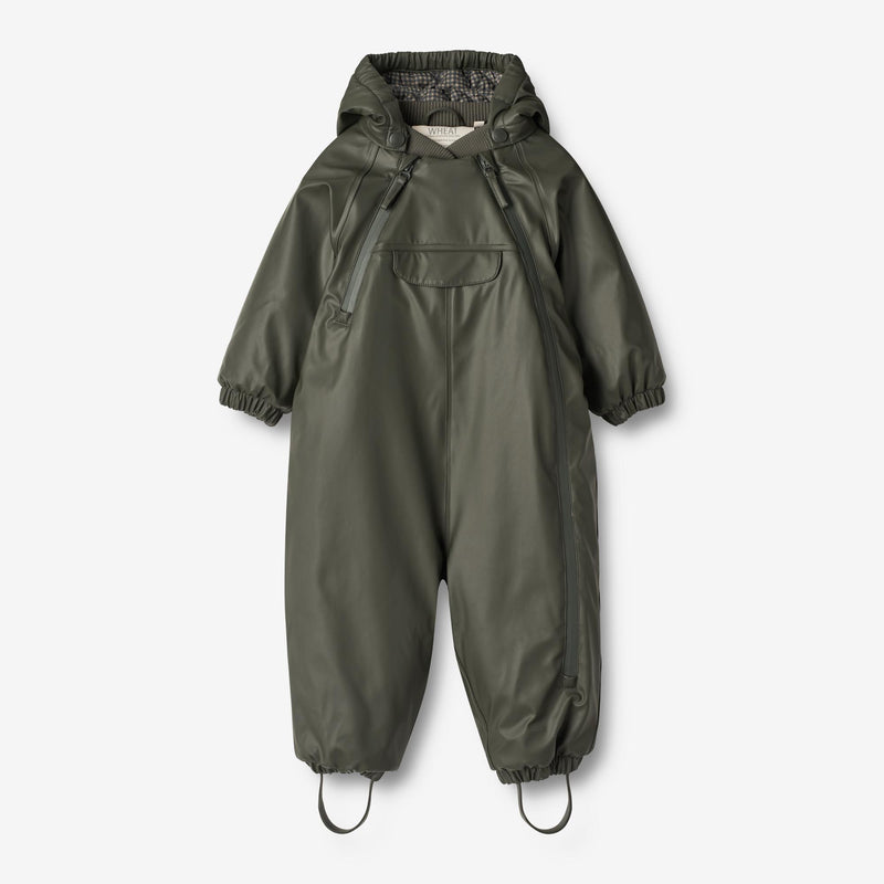 Wheat Outerwear Vinterdress Evig | Baby Snowsuit 0025 black coal