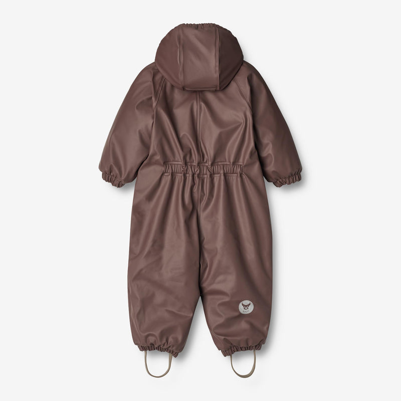 Wheat Outerwear Vinterdress Evig | Baby Snowsuit 3118 eggplant