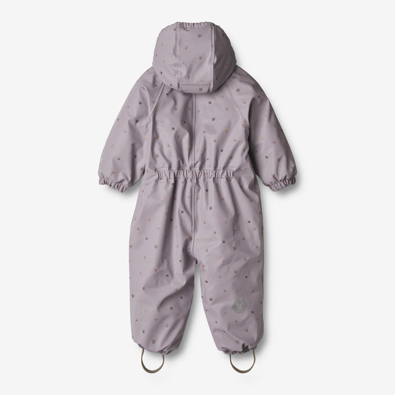 Wheat Outerwear Vinterdress Evig | Baby Snowsuit 1347 lavender flowers