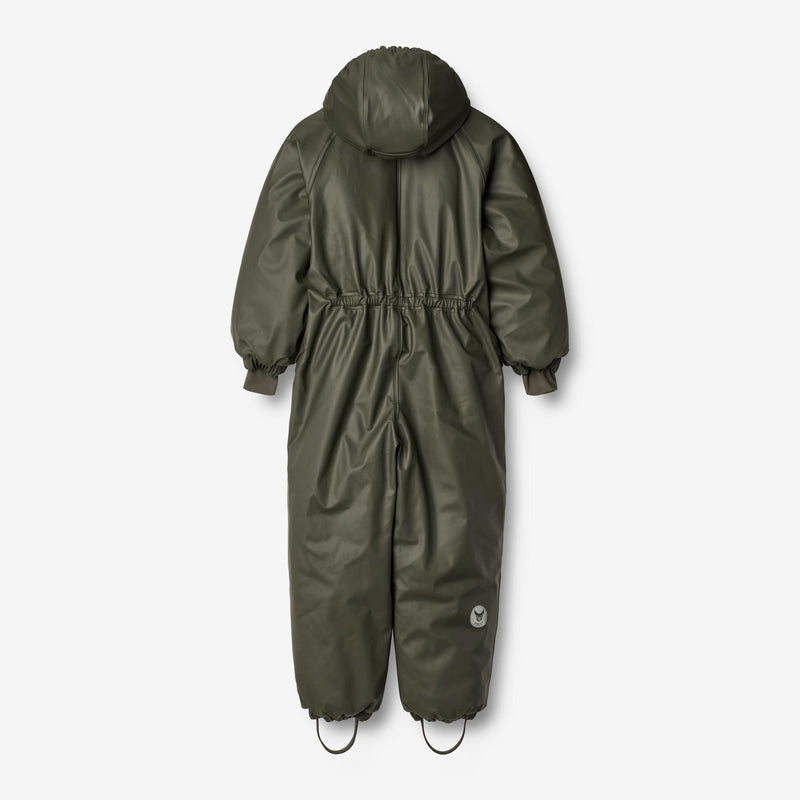 Wheat Outerwear Vinterdress Ludo Snowsuit 0025 black coal