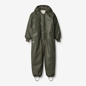 Wheat Outerwear Vinterdress Ludo Snowsuit 0025 black coal