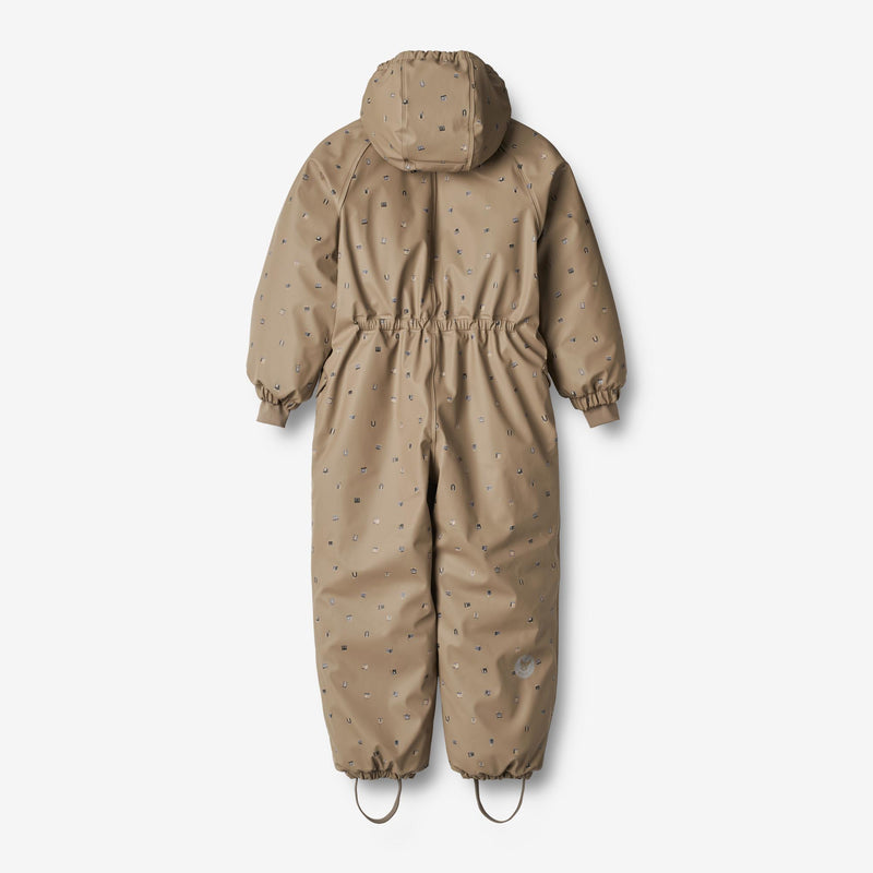 Wheat Outerwear Vinterdress Ludo Snowsuit 0227 dry grey houses