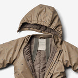 Wheat Outerwear Vinterdress Ludo Snowsuit 0227 dry grey houses