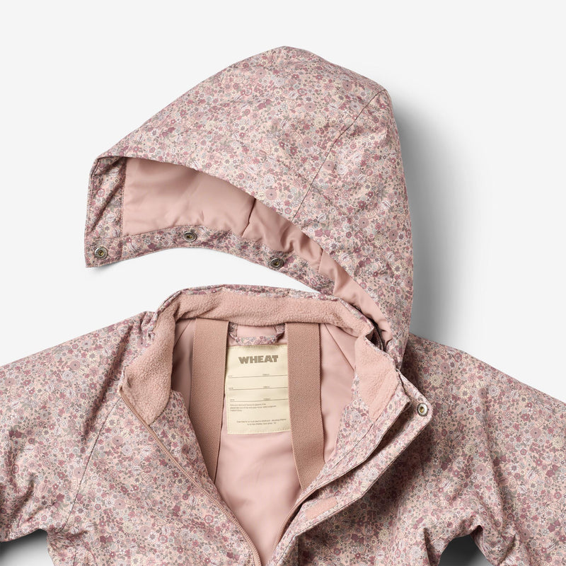 Wheat Outerwear Vinterdress Miko Outdoor Suit 2036 rose dust flowers