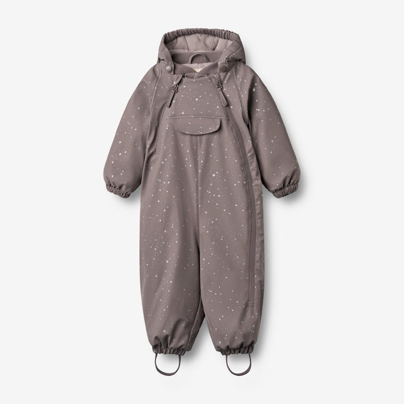 Wheat Outerwear Vintersett Evig Outdoor Suit 1036 purple stone stars