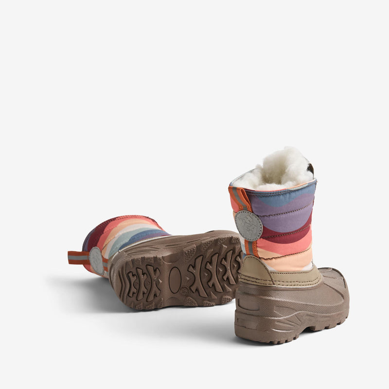 Wheat Footwear Vinterstøvel Aleex Winter Footwear 1236 rainbow waves