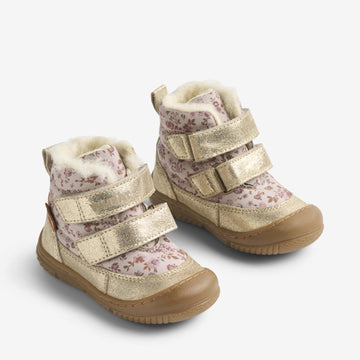 Wheat Footwear Vinterstøvel Dowi Tex Prewalkers 0098 grey rose flowers