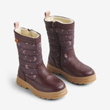 Wheat Footwear Vinterstøvel Koa Tex Winter Footwear 9675 plum truffle stars
