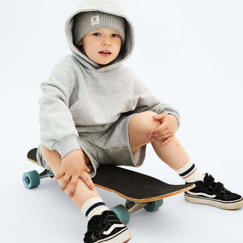 Wheat Collab Wheat x Pernille Teisbæk | Hoodie Bonno Sweatshirts 0105 grey melange