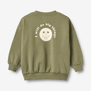 Wheat Collab Wheat x Pernille Teisbæk | Crewneck Momu Sweatshirts 4140 green