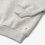 Wheat Collab Wheat x Pernille Teisbæk | Hoodie Bonno Sweatshirts 0105 grey melange