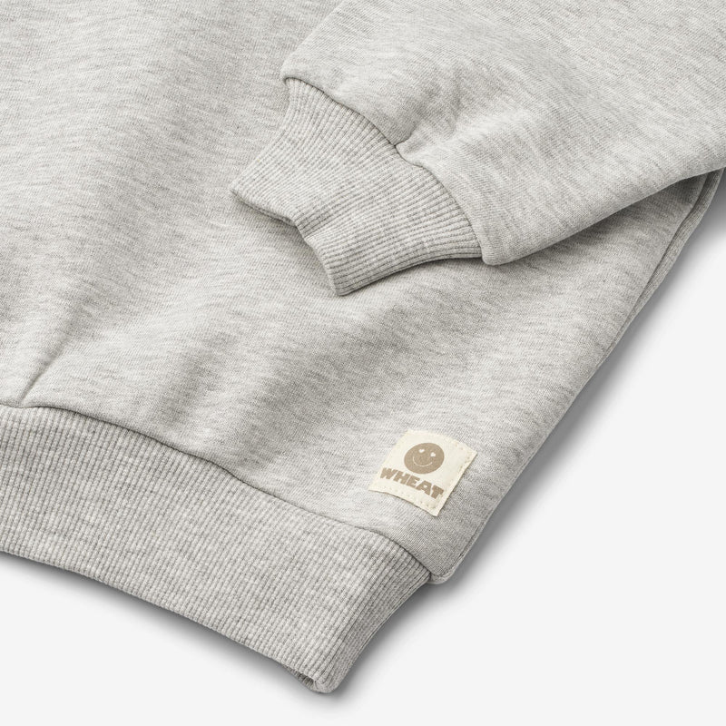 Wheat Collab Wheat x Pernille Teisbæk | Hoodie Bonno Sweatshirts 0105 grey melange