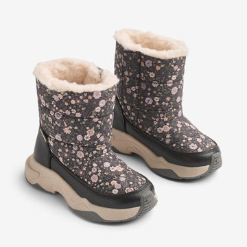 Wheat SMU Winterboot Liza 2.0 Tex Boot 9528 black sea open flowers