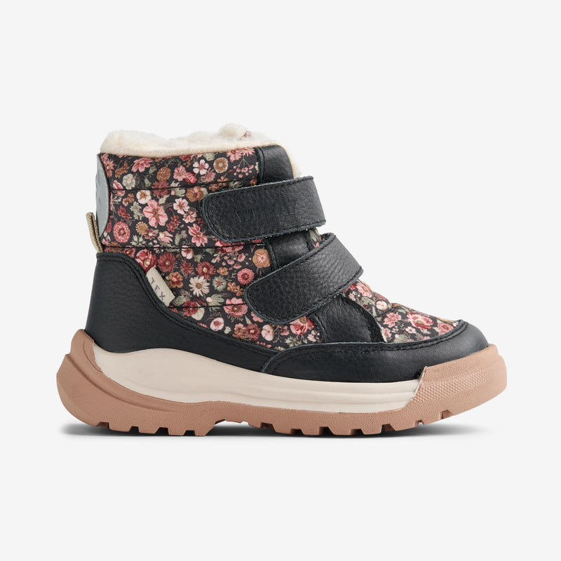 Wheat Footwear Vinterstøvel Millas Tex Winter Footwear 1186 raven wild flowers