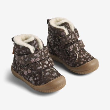 Wheat Footwear Prewalker Tex Støvel Snug Prewalkers 1130 dark brown flowers
