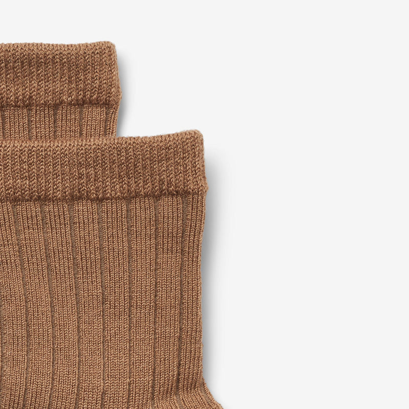 Wheat Main Ullribbestrømper Vilde Socks/Tights 5073 caramel