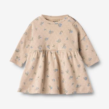 Wheat Main jersey Kjole L/S Emmy Dress 9573 warm sand flowers