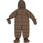 Wheat Outerwear Bobledress Baby Snowsuit 3001 brown check