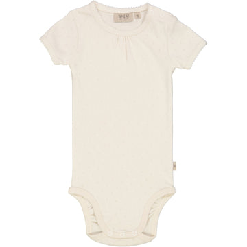 Wheat Main Body Frills SS Underwear/Bodies 3129 eggshell 