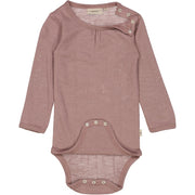 Wheat Wool Body Gatherings Ull LS Underwear/Bodies 1239 dusty lilac