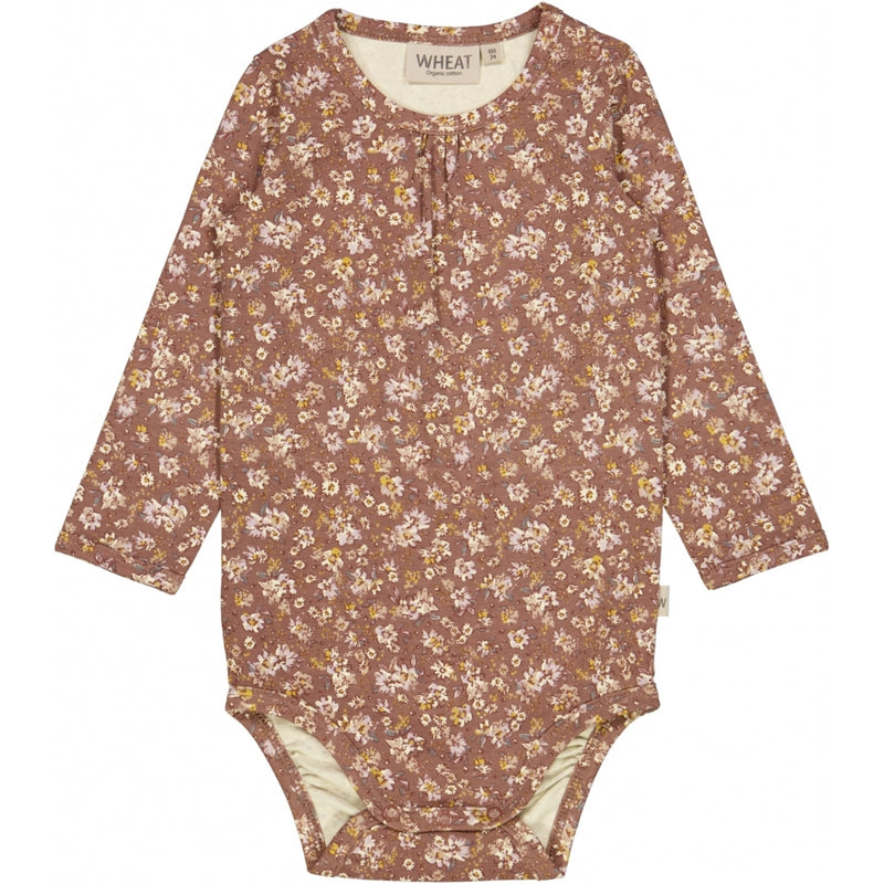 Wheat Body Liv Underwear/Bodies 2479 vintage rose flowers