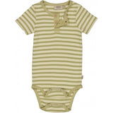 Wheat Main Body Placket SS Underwear/Bodies 4142 green stripe