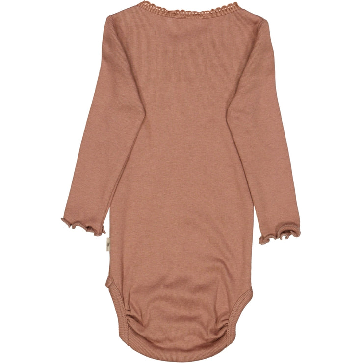 Wheat Body Rib Blonder LS Underwear/Bodies 2102 vintage rose