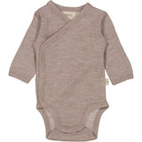 Wheat Wool Body Ull Omslag Underwear/Bodies 3211 grey khaki melange