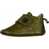 Wheat Footwear Dakota Innendørs Lær Sko Indoor Shoes 4214 olive
