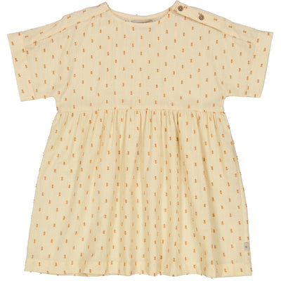Wheat Dress Frances Dresses 3350 sandstone dot