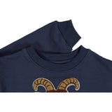 Wheat Main Genser Geit Terry Badge Sweatshirts 1451 sea storm
