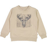 Wheat Main Genser Hjort Sweatshirts 0070 gravel