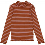 Wheat Genser Louann Jersey Tops and T-Shirts 0003 bronze stripe