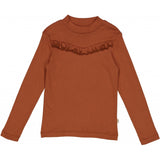 Wheat Genser Volang Ribbet Jersey Tops and T-Shirts 0001 bronze